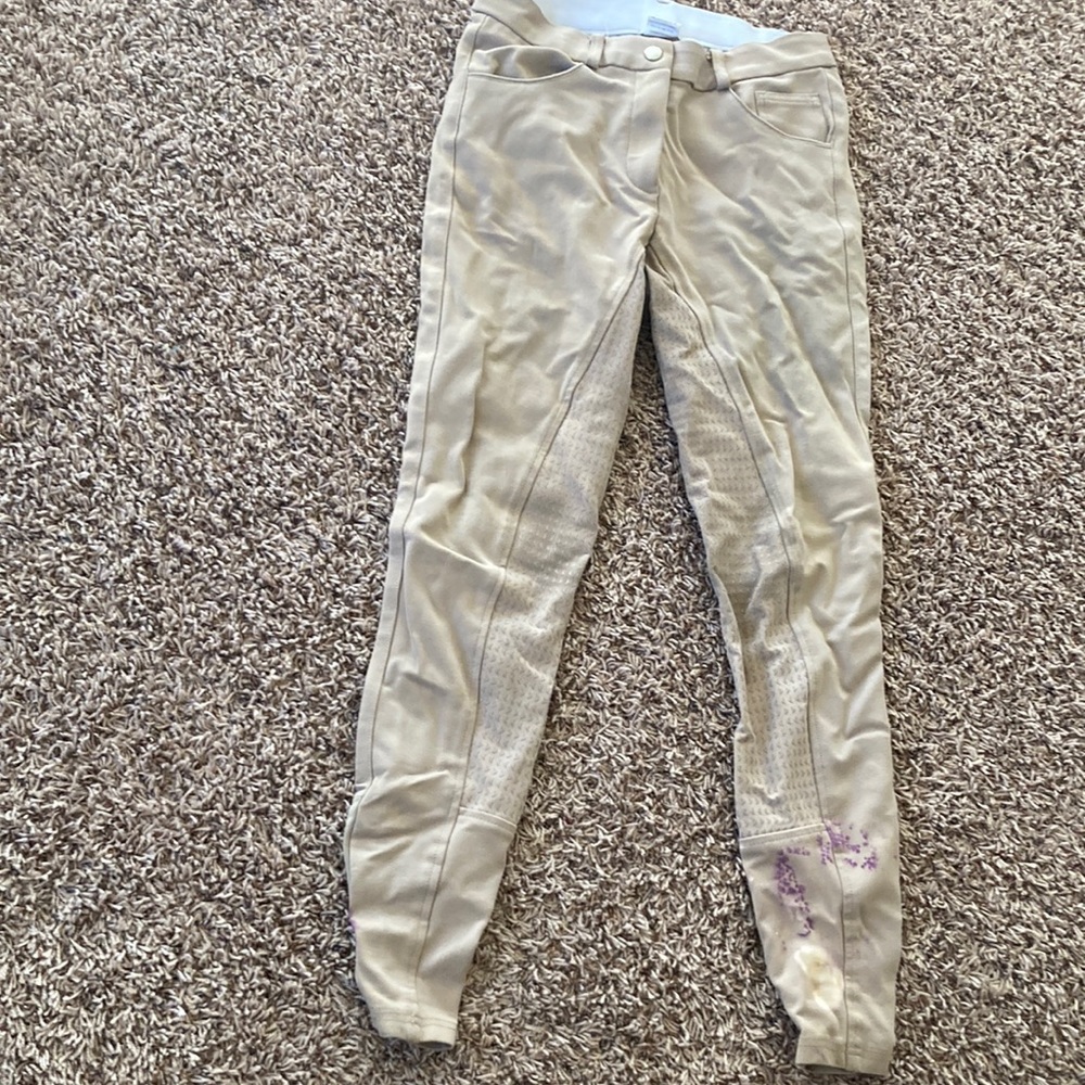 HR farms zipper pocket full seat breeches